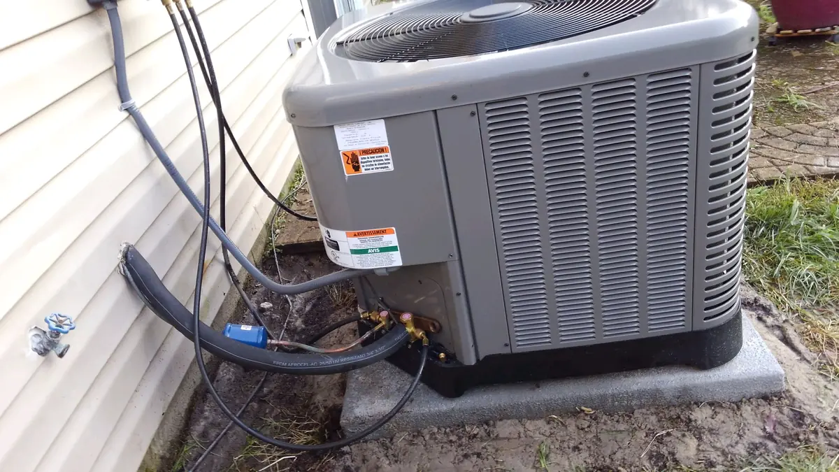 New heat pump equipment installed by Ace Mechanical