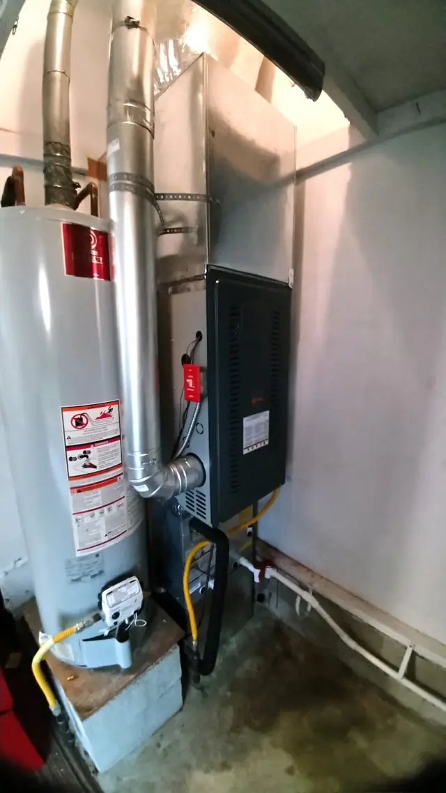 Gas water heater installed by Ace Mechanical
